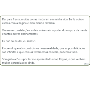 Regina - Depoimentos